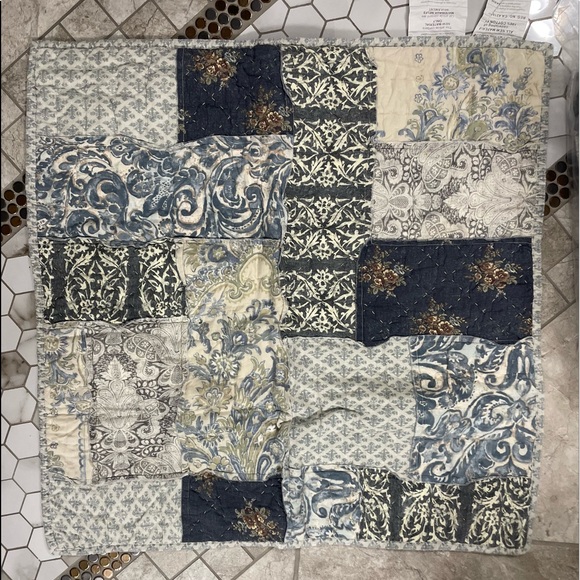 Pottery Barn Bedding Nwt Pb King Set Delaney Handcrafted Patchwork